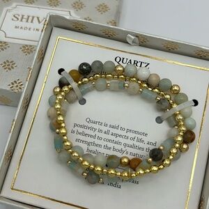 Quartz Three Bracelets Made In India